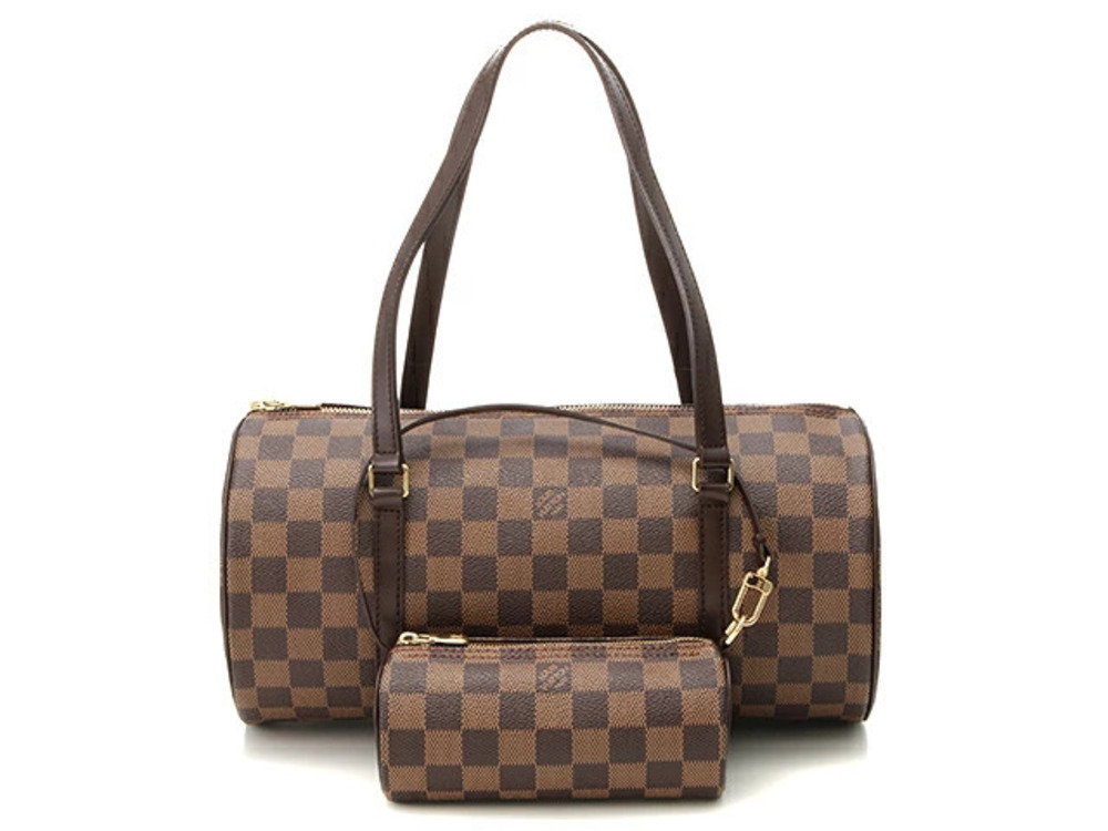 Louis Vuitton Papillon Canvas Calfskin Brown